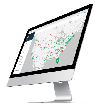 Location map analytics on desktop