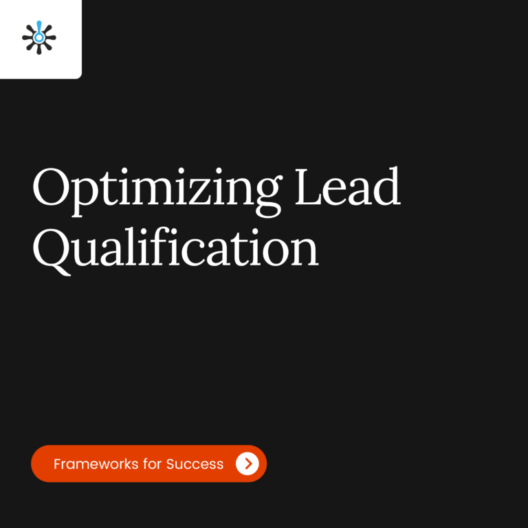 Title Page Reading "Optimizing Lead Qualification"