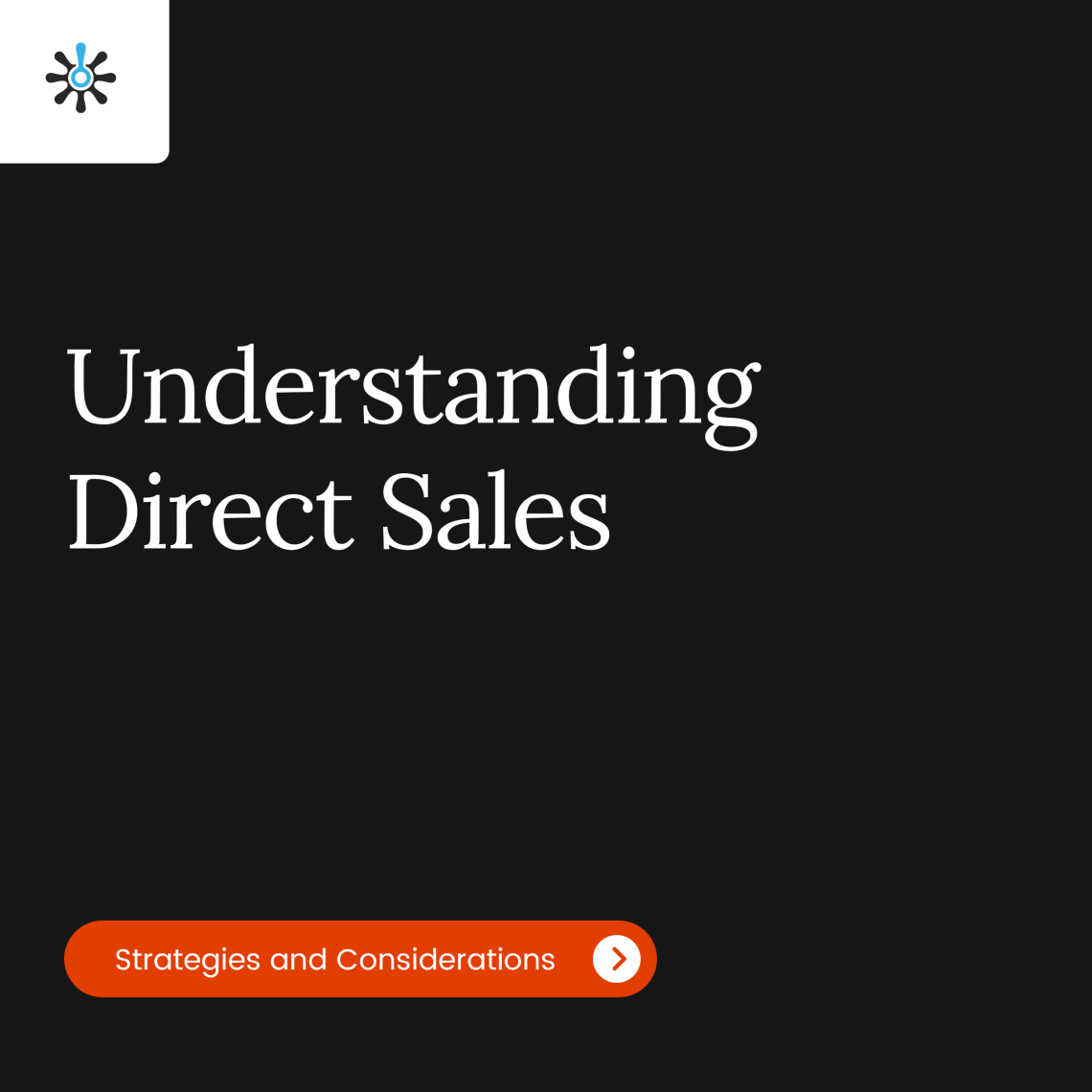 Title Page Reading "Understanding Direct Sales"